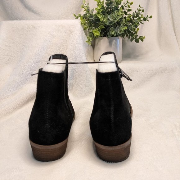 👢NWT Kensie Suade Gazelle Ankle Bootie in Rich Black SIZE 7 - Picture 3 of 8